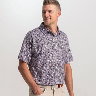 Men's Meadow Print Lisle Short Sleeve Polo FOOTJOY