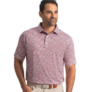 Men's Meadow Print Lisle Short Sleeve Polo FOOTJOY