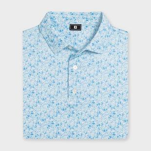 Polo en fil d'&Eacute;cosse &agrave; imprim&eacute; Meadow pour hommes FOOTJOY