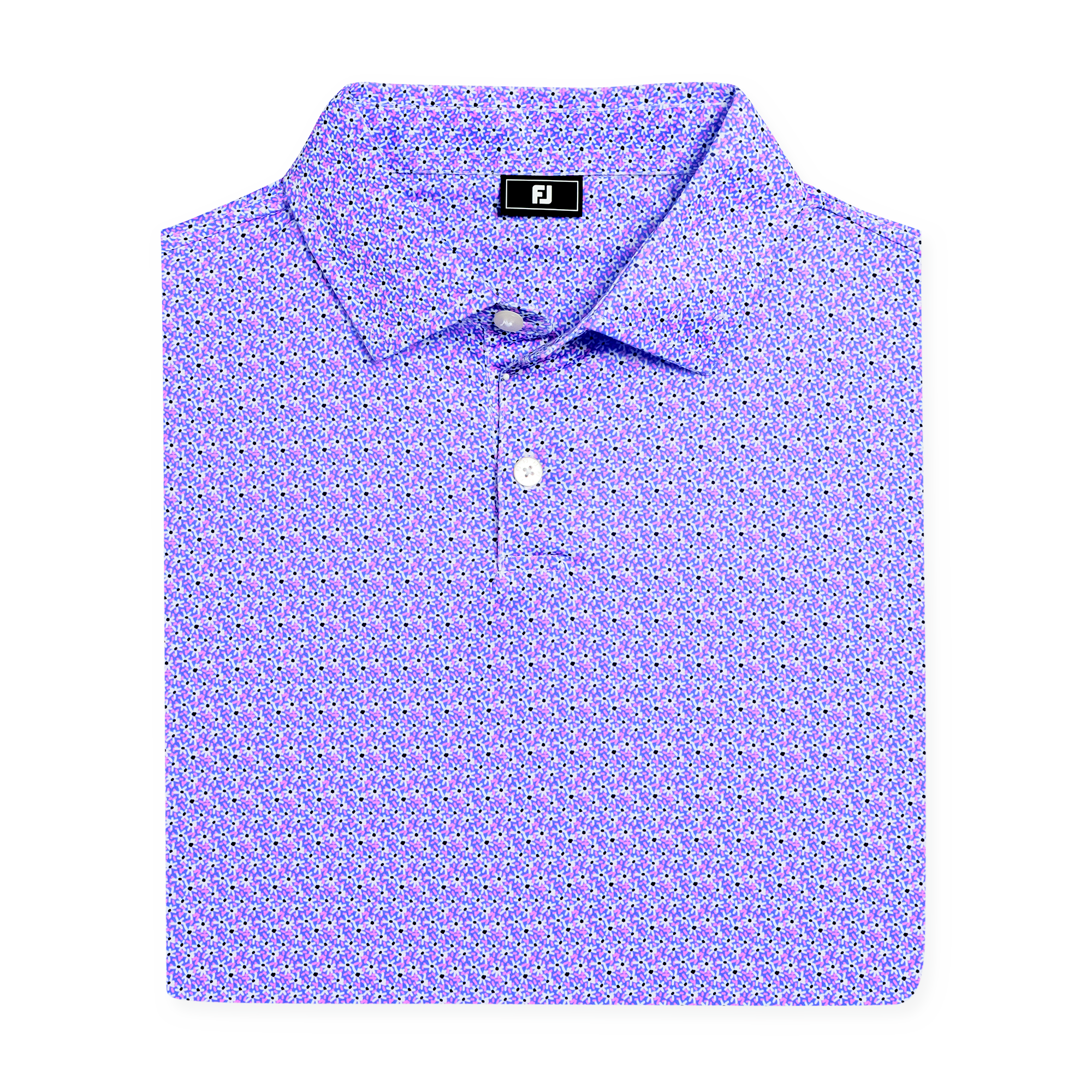 Men's Floral Mark Lisle Short Sleeve Polo