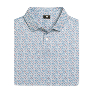 Polo &agrave; manches courtes Floral Mark Lisle pour hommes FOOTJOY