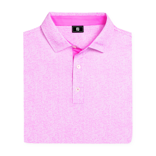 Polo &agrave; manches courtes &agrave; imprim&eacute; Seersucker pour hommes FOOTJOY