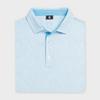 Men's Seersucker Print Lisle Short Sleeve Polo