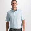 Men's Seersucker Print Lisle Short Sleeve Polo