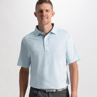 Polo en fil d'&Eacute;cosse &agrave; imprim&eacute; Seersucker pour hommes FOOTJOY
