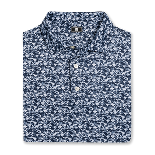 Polo en fil d'&Eacute;cosse imprim&eacute; Hidden Palm pour hommes FOOTJOY