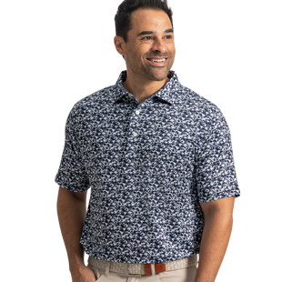 Polo en fil d'&Eacute;cosse imprim&eacute; Hidden Palm pour hommes FOOTJOY