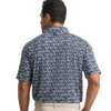 Men's Hidden Palm Print Lisle Short Sleeve Polo