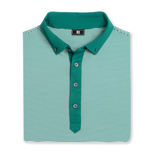 Men's Feeder Stripe Pique Short Sleeve Polo FOOTJOY