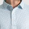 Men's Surfs Up Print Lisle Short Sleeve Polo