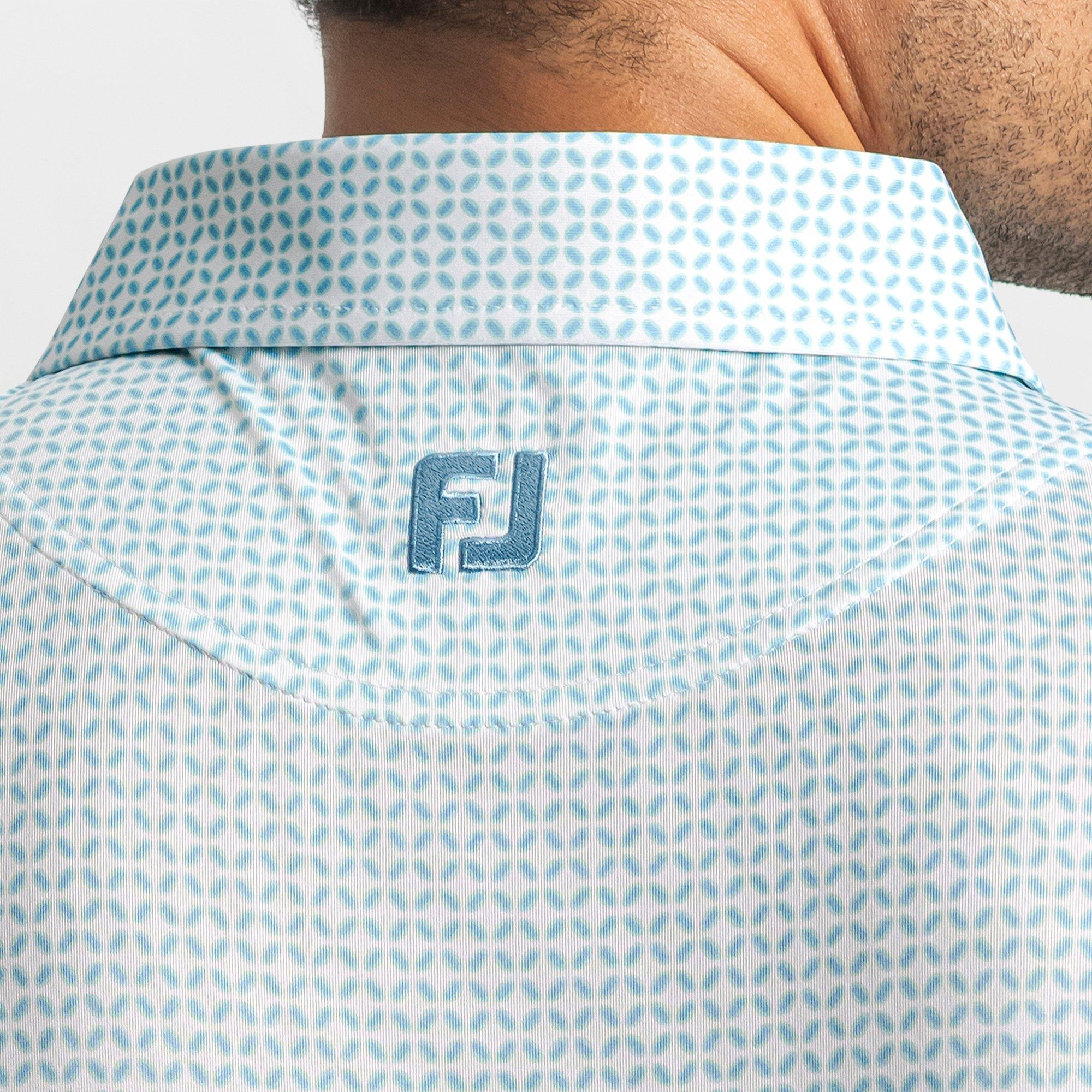 Men's Ellipse Print Lisle Short Sleeve Polo