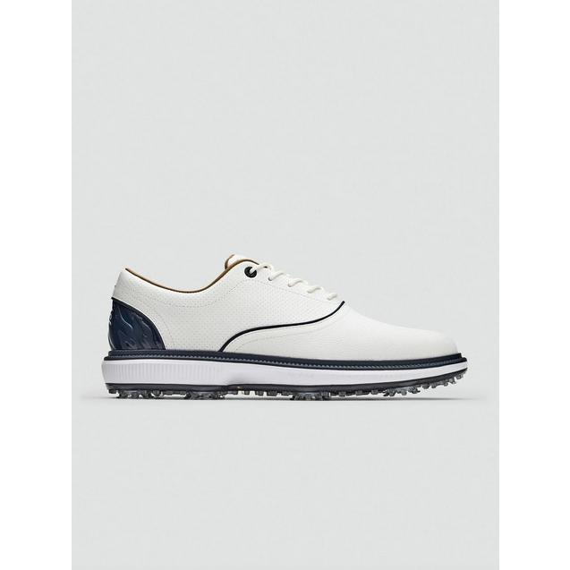 Men's Pioneer Cypress Spiked Golf Shoe - White/Navy SUN DAY RED