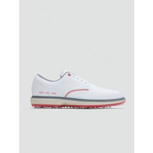 Men's Pioneer Willow Spiked Golf Shoe - White/Spice SUN DAY RED