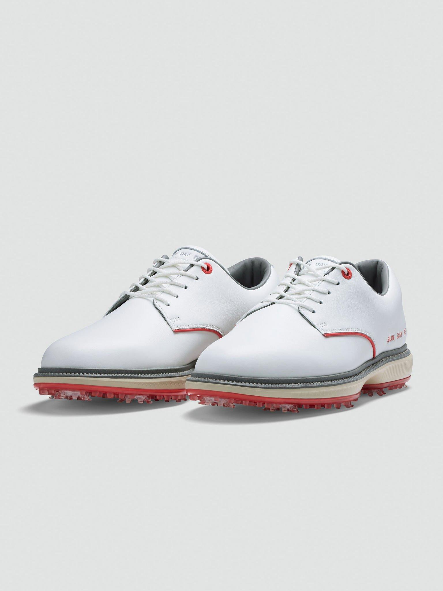 Prior Generation - Men's Pioneer Willow Spiked Golf Shoe White/Spice