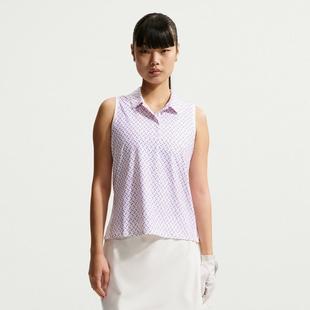 Women's Victory Dri-Fit Printed Sleeveless Polo NIKE