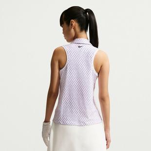 Women's Victory Dri-Fit Printed Sleeveless Polo NIKE