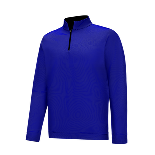 Men's Ottoman Stripe Knit 1/4 Zip Sweater FOOTJOY