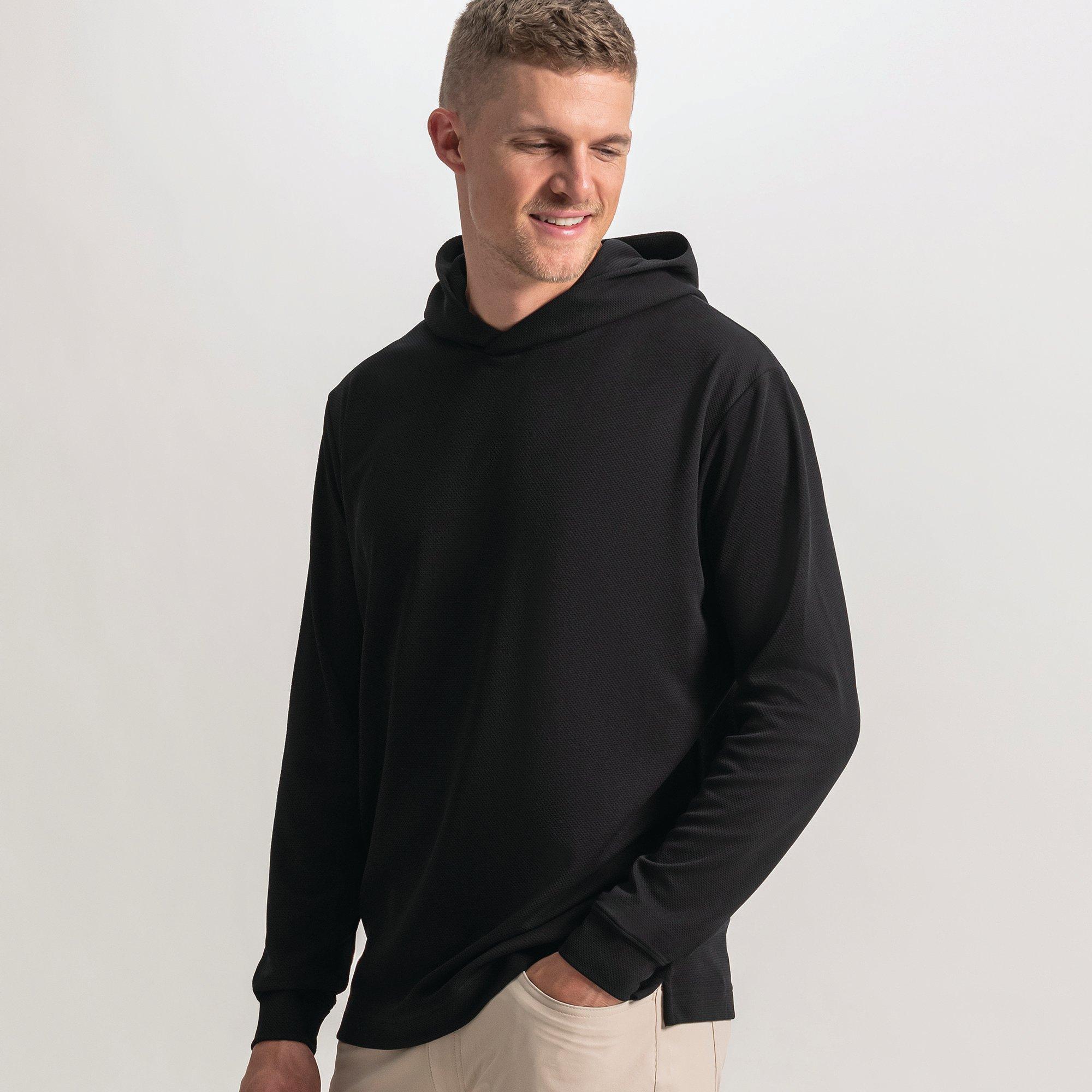 Men's Textured Jacquard Hoodie