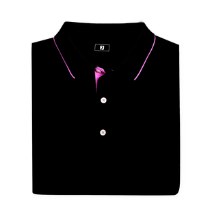 Men's FJ Wordmark Pique Short Sleeve Polo FOOTJOY