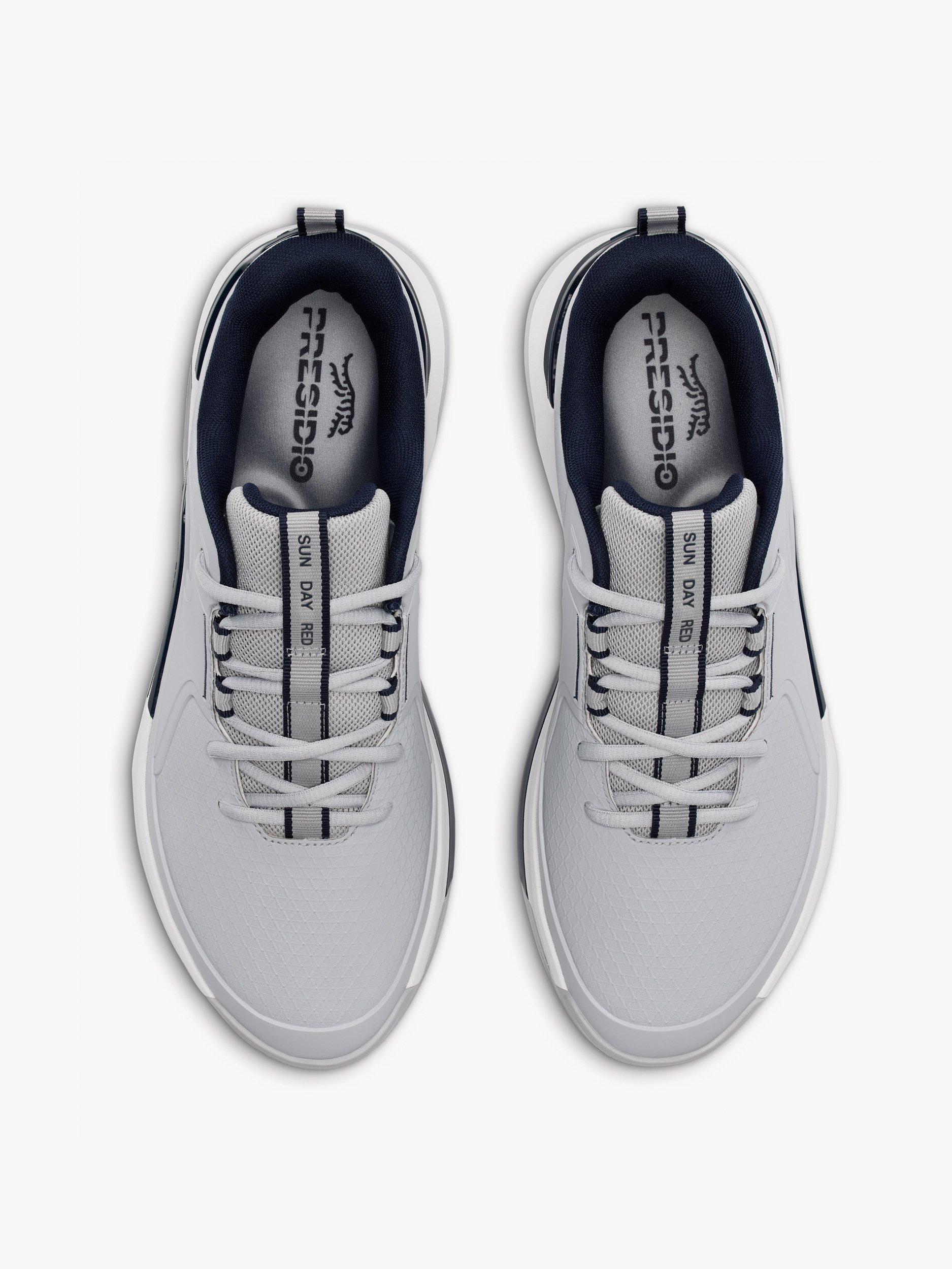 Men's Presidio Spikeless Golf Shoe - Grey/Navy