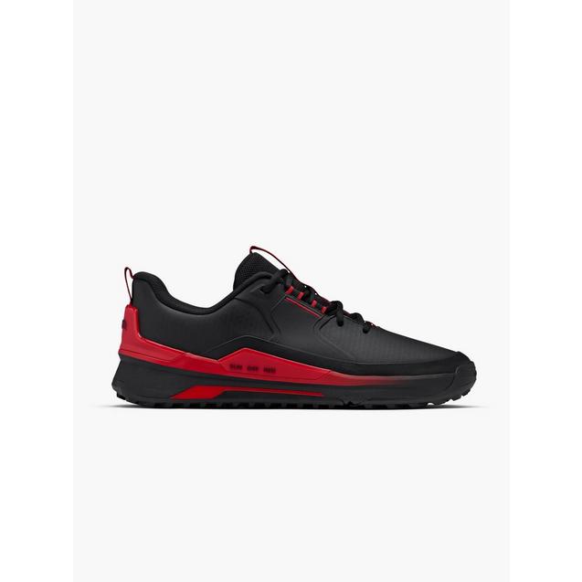 Men's Presidio Spikeless Golf Shoe - Black/Red SUN DAY RED