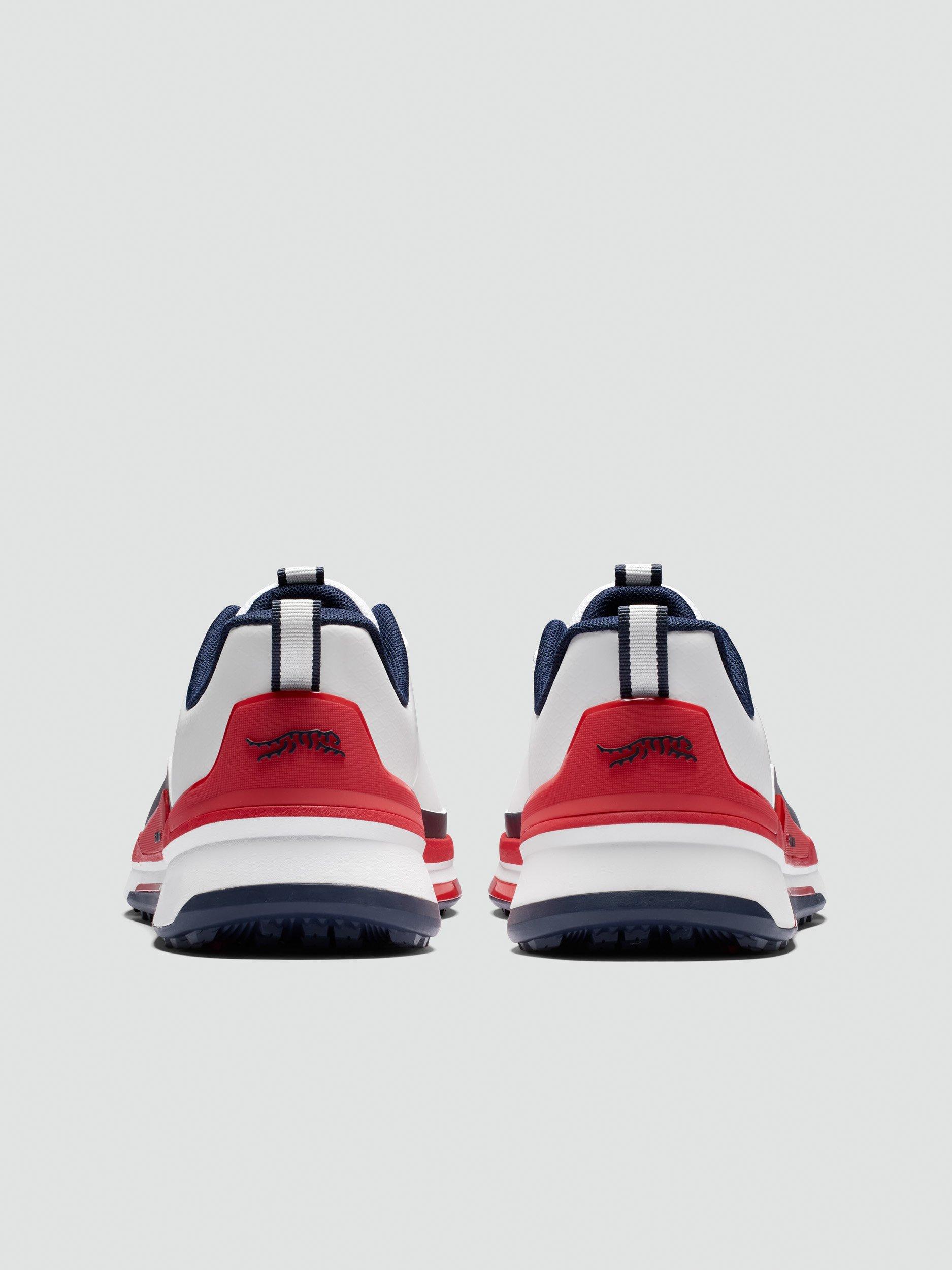 Men's Presidio US Open Spikeless Golf Shoe - White/Red/Navy