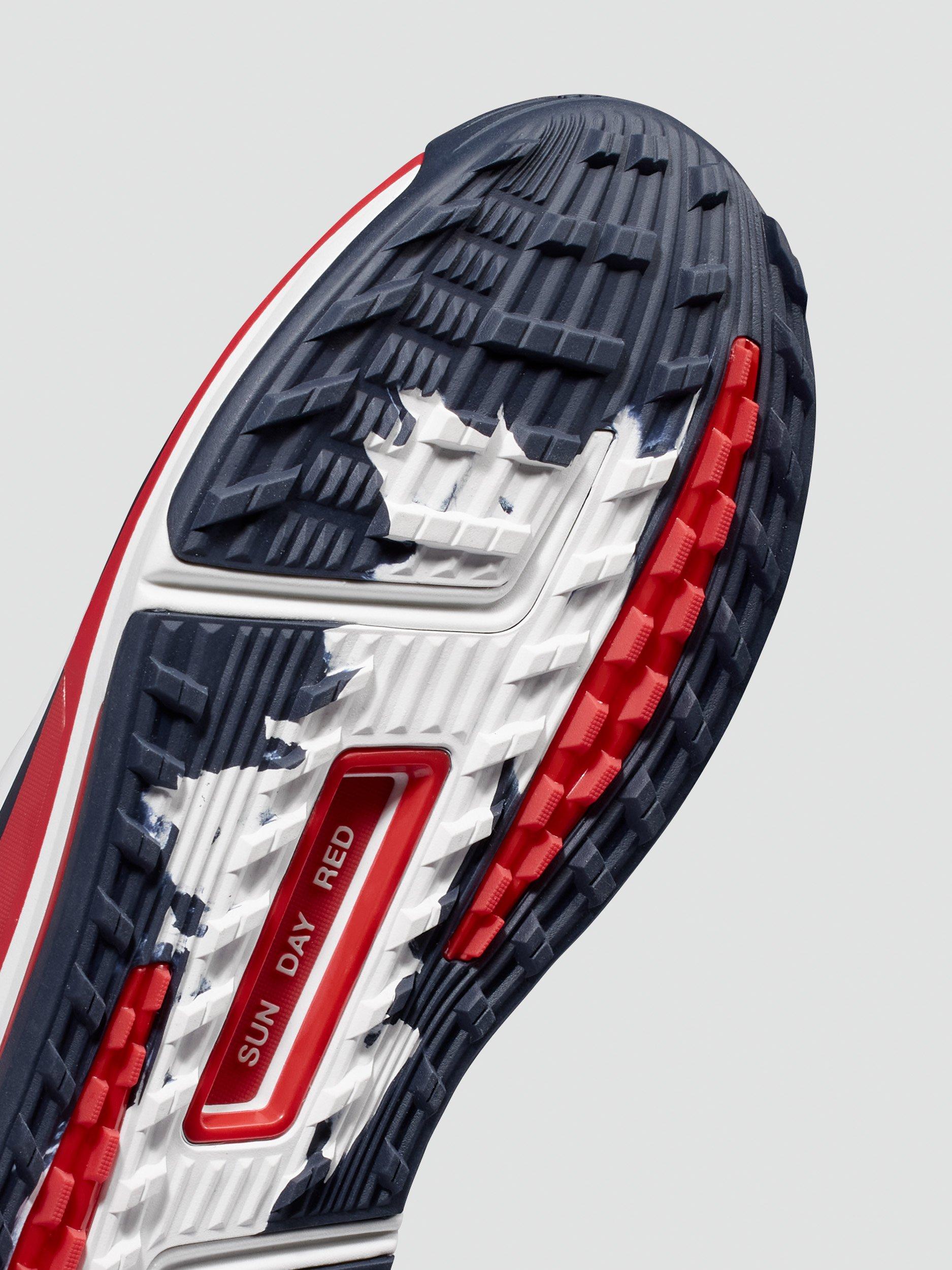 Limited Edition - Men's Presidio Spikeless Golf Shoe White/Red/Navy