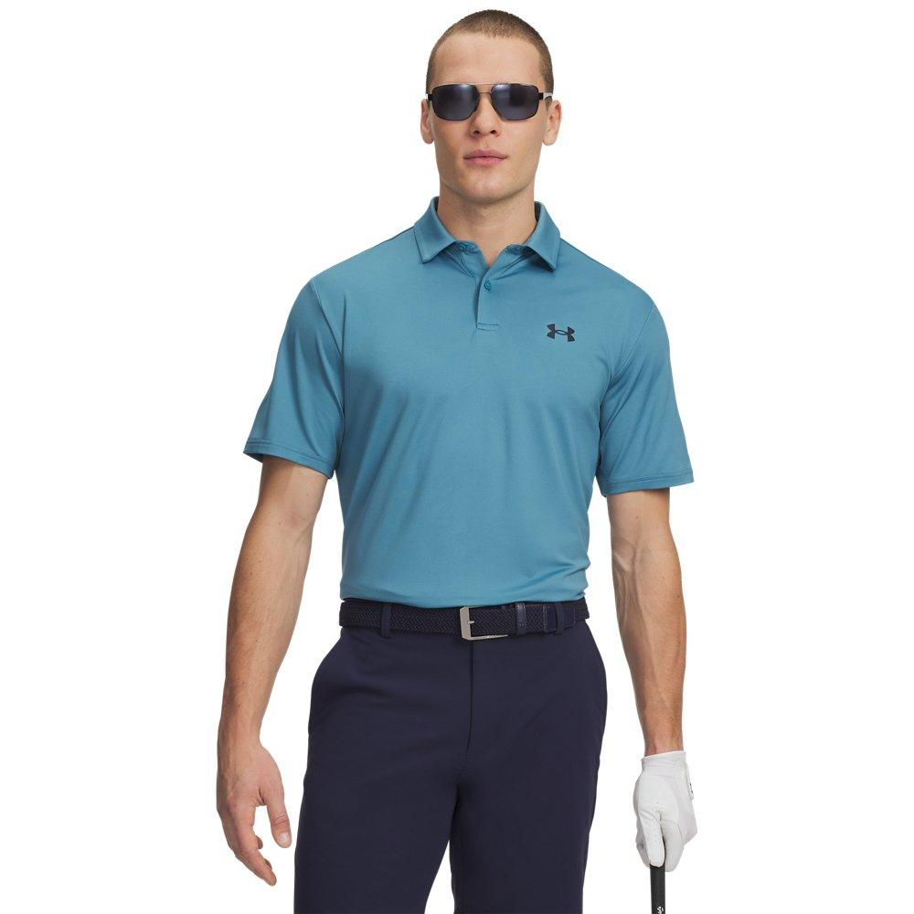 Under Armour | Men's UA Matchplay Short Sleeve Polo Shirt | in Blue, Size Smallmall, Size Small