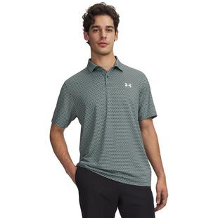 Polo &agrave; imprim&eacute; UA Matchplay pour hommes UNDER ARMOUR