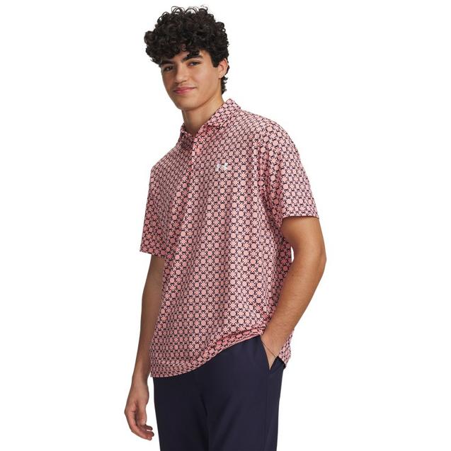 Men's UA Matchplay Printed Short Sleeve Polo UNDER ARMOUR