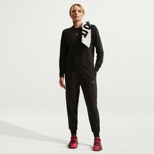 Chandail &agrave; col rond en molleton Dri-Fit One pour femmes NIKE