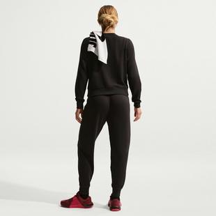 Chandail &agrave; col rond en molleton Dri-Fit One pour femmes NIKE