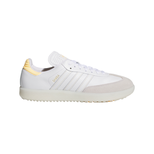 Samba Golf Spikeless Golf Shoe - White/Yellow ADIDAS