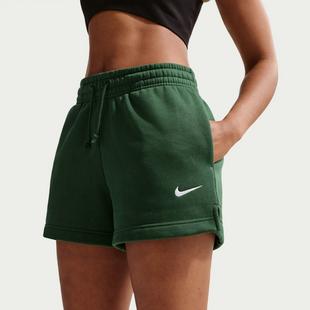 Short &agrave; taille haute en molleton Phoenix de 4 po pour femmes NIKE