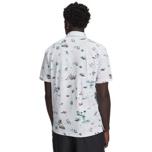Men's Drive Golf Trip Printed Short Sleeve Polo UNDER ARMOUR