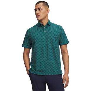 Polo imprim&eacute; c&ocirc;tel&eacute; UA Drive pour hommes UNDER ARMOUR