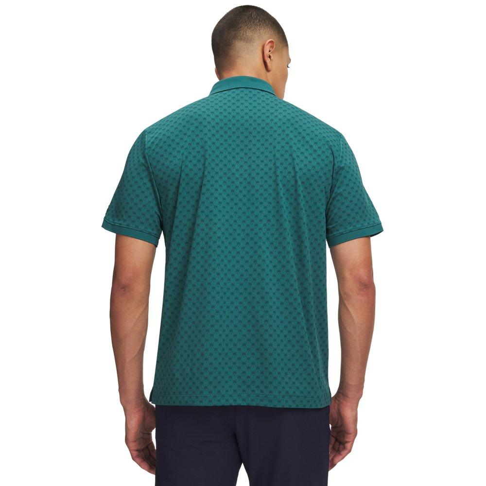 Men's UA Drive Printed Rib Short Sleeve Polo