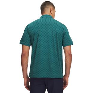 Polo imprim&eacute; c&ocirc;tel&eacute; UA Drive pour hommes UNDER ARMOUR