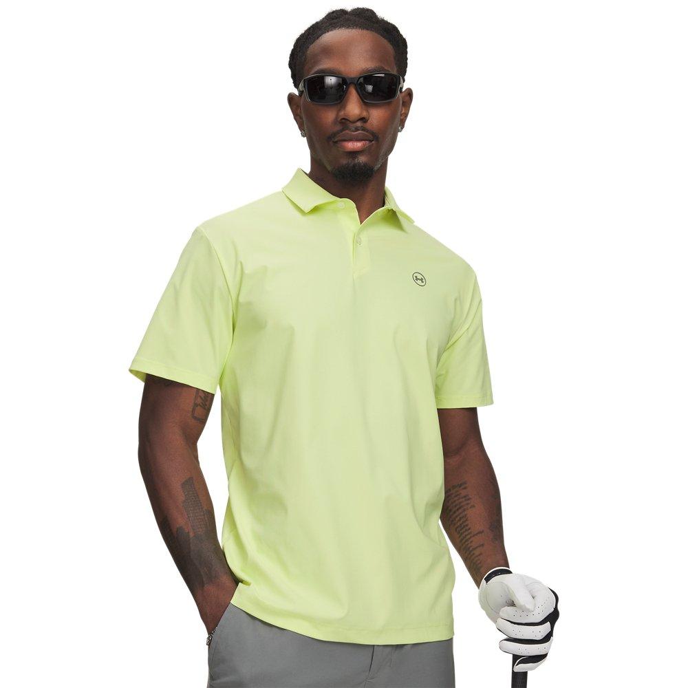 Under Armour | Men's UA Drive Chill Short Sleeve Polo Shirt | in Green, Size Xl