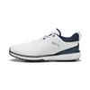 Men's Fusion Grip ST Spiked Golf Shoe - White/Navy (Wide)