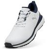 Men's Fusion Grip ST Spiked Golf Shoe - White/Navy (Wide)