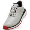 Men's Fusion Grip ST Spiked Golf Shoe - Grey/Red