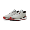 Men's Fusion Grip ST Spiked Golf Shoe - Grey/Red