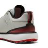 Men's Fusion Grip ST Spiked Golf Shoe - Grey/Red (Wide)