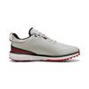 Men's Fusion Grip ST Spiked Golf Shoe - Grey/Red (Wide)