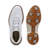 Men's Avant Tour Spiked Golf Shoe - White/Grey/Brown