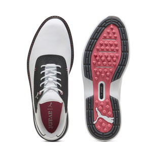 Chaussures de golf sans crampons Avant 2.0 pour hommes - Blanc/Noir PUMA