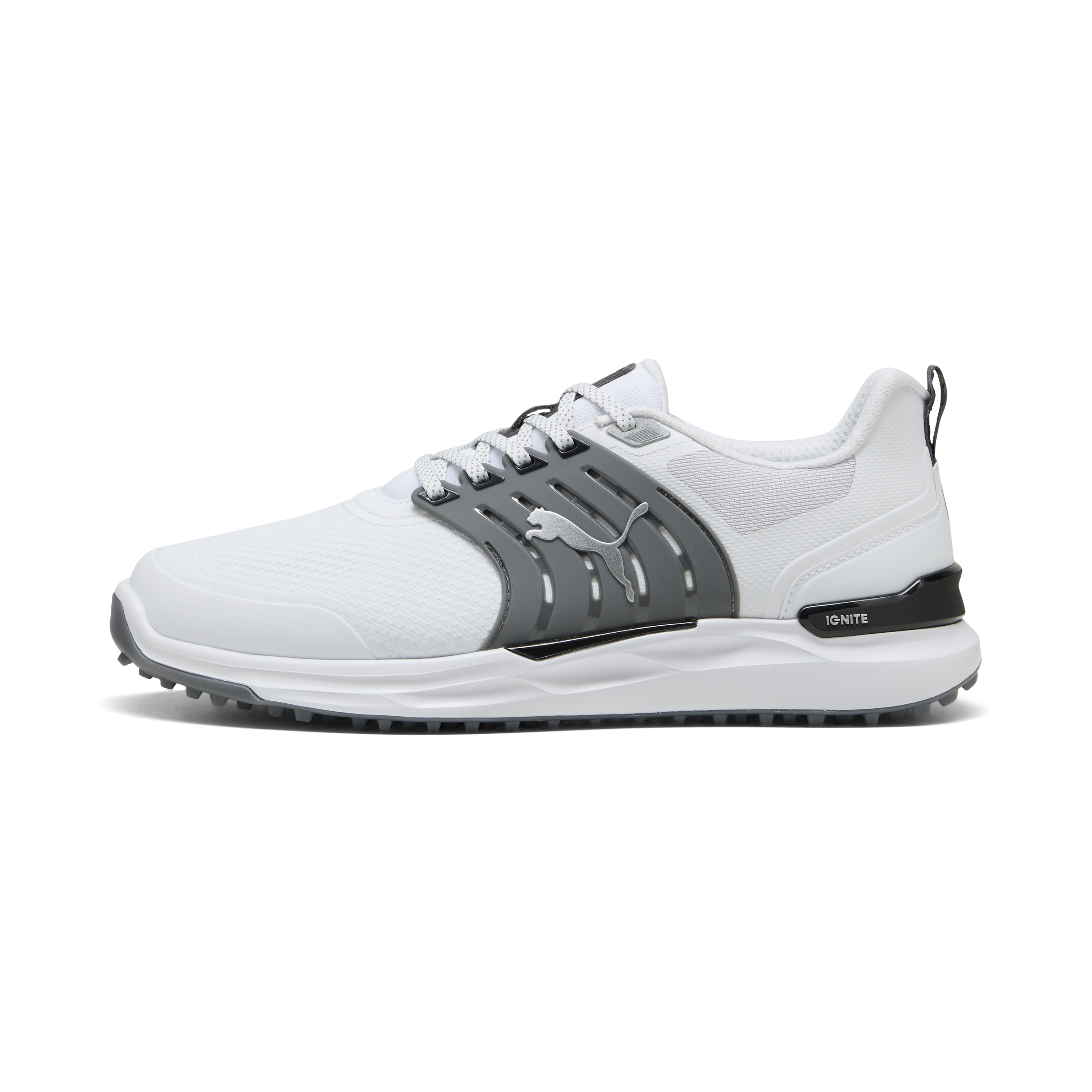 Men's Ignite Elevate 2 Spikeless Golf Shoe - White/Black (Wide)