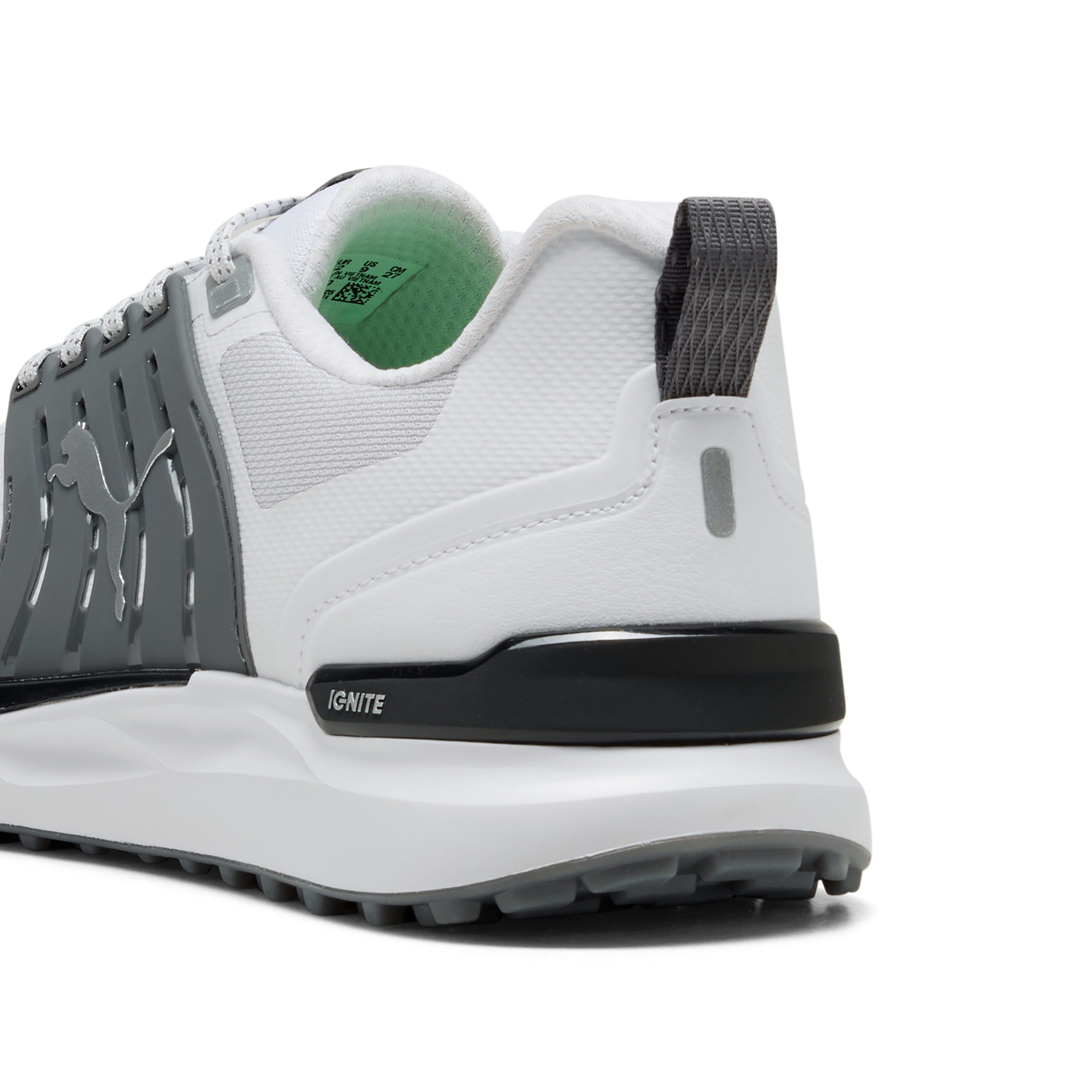 Men's Ignite Elevate 2 Spikeless Golf Shoe - White/Grey (Wide)