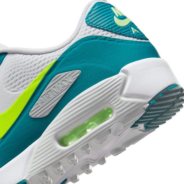 Prior Generation - Air Max 90 G Spikeless Golf Shoe - White/Teal